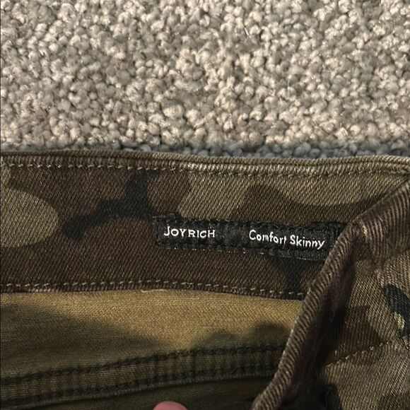 Dear John JoyRich Comfort Skinny Olive Camouflage Jeans. Size 26 - Picture 3 of 10